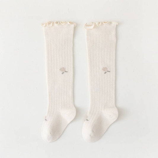 Over Knee Socks: White / XS (0-6M)