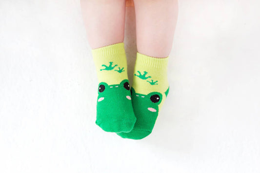 Frog Zoo Baby Animal Sock