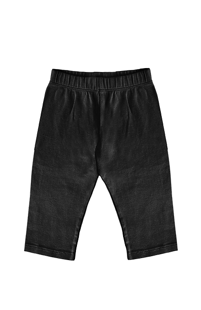 Infant Organic Rib Pant: PACIFIC BLUE