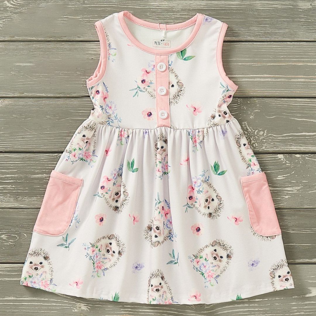 Hedgehog Haven - Girl Dress