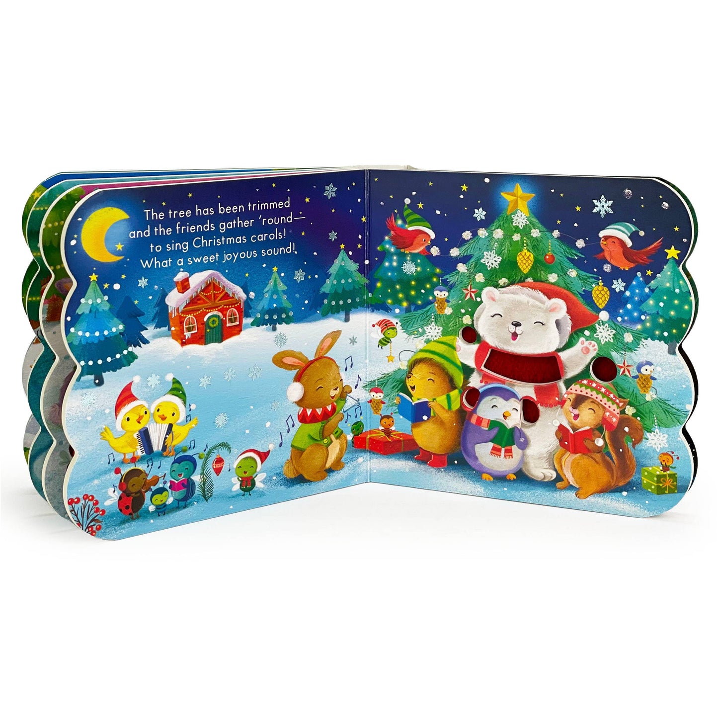 Christmas on Cuddlebug Lane Touch & Feel Board Book