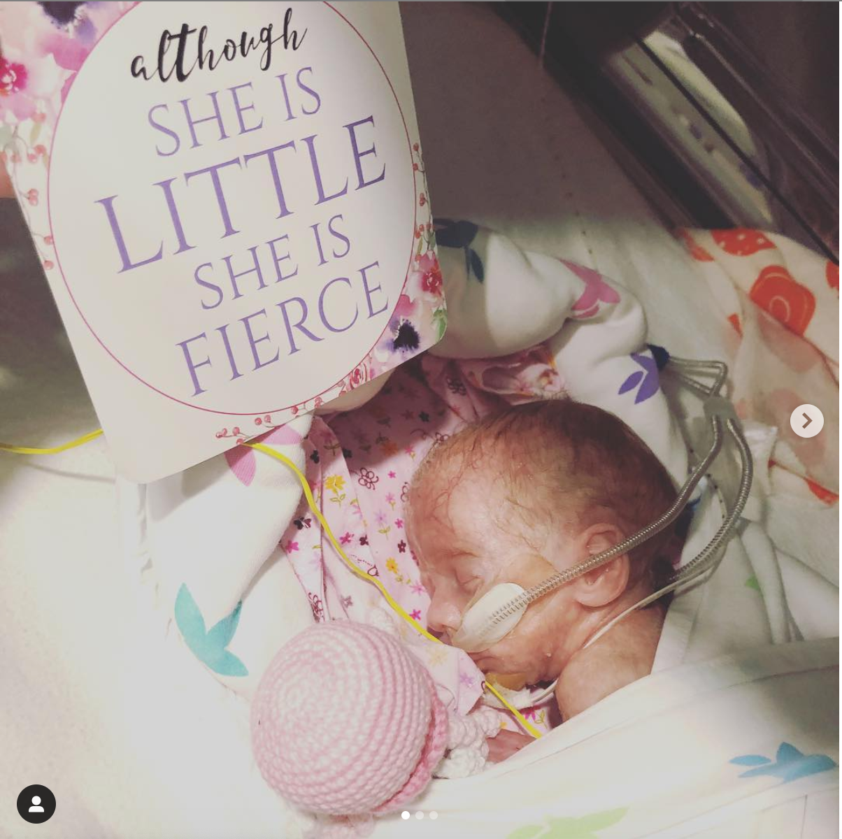 Girl NICU Milestone Cards