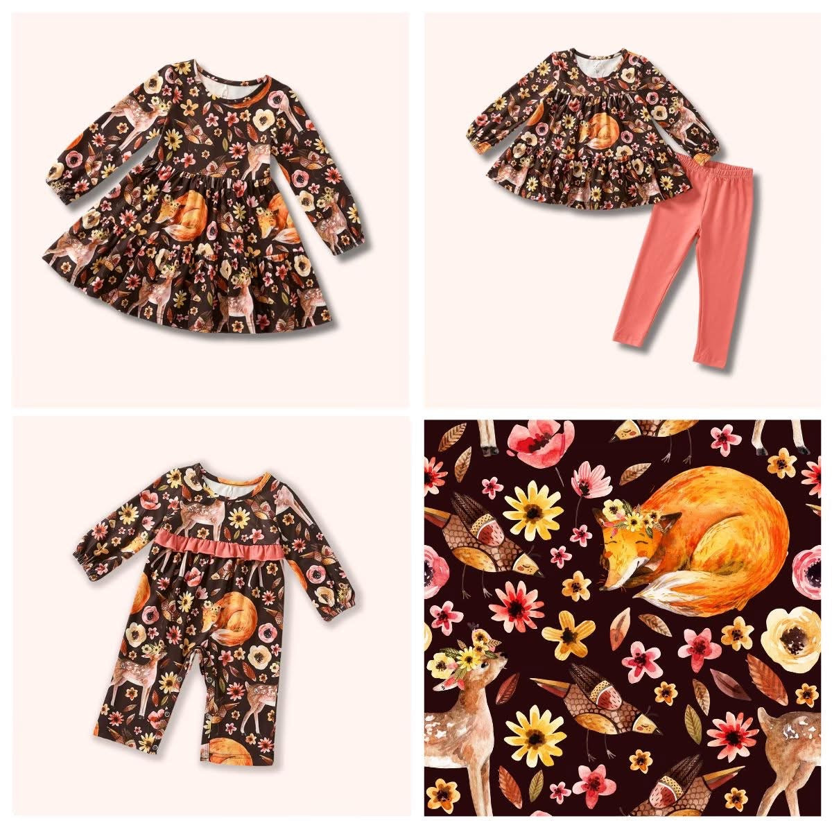 Wildflower Woodlands Romper