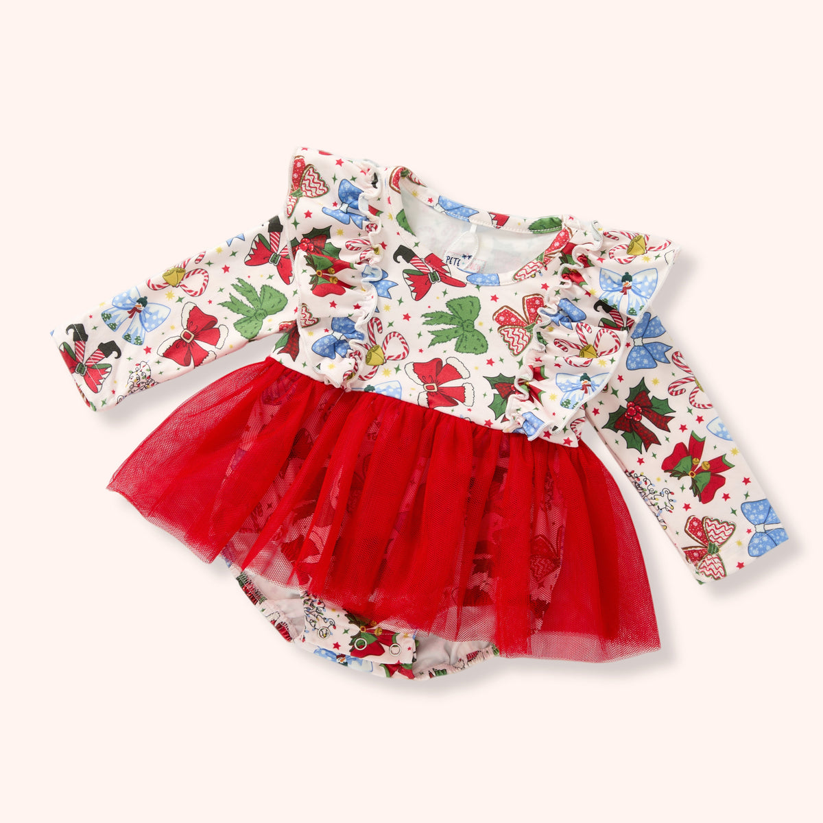 Christmas Bows - Romper