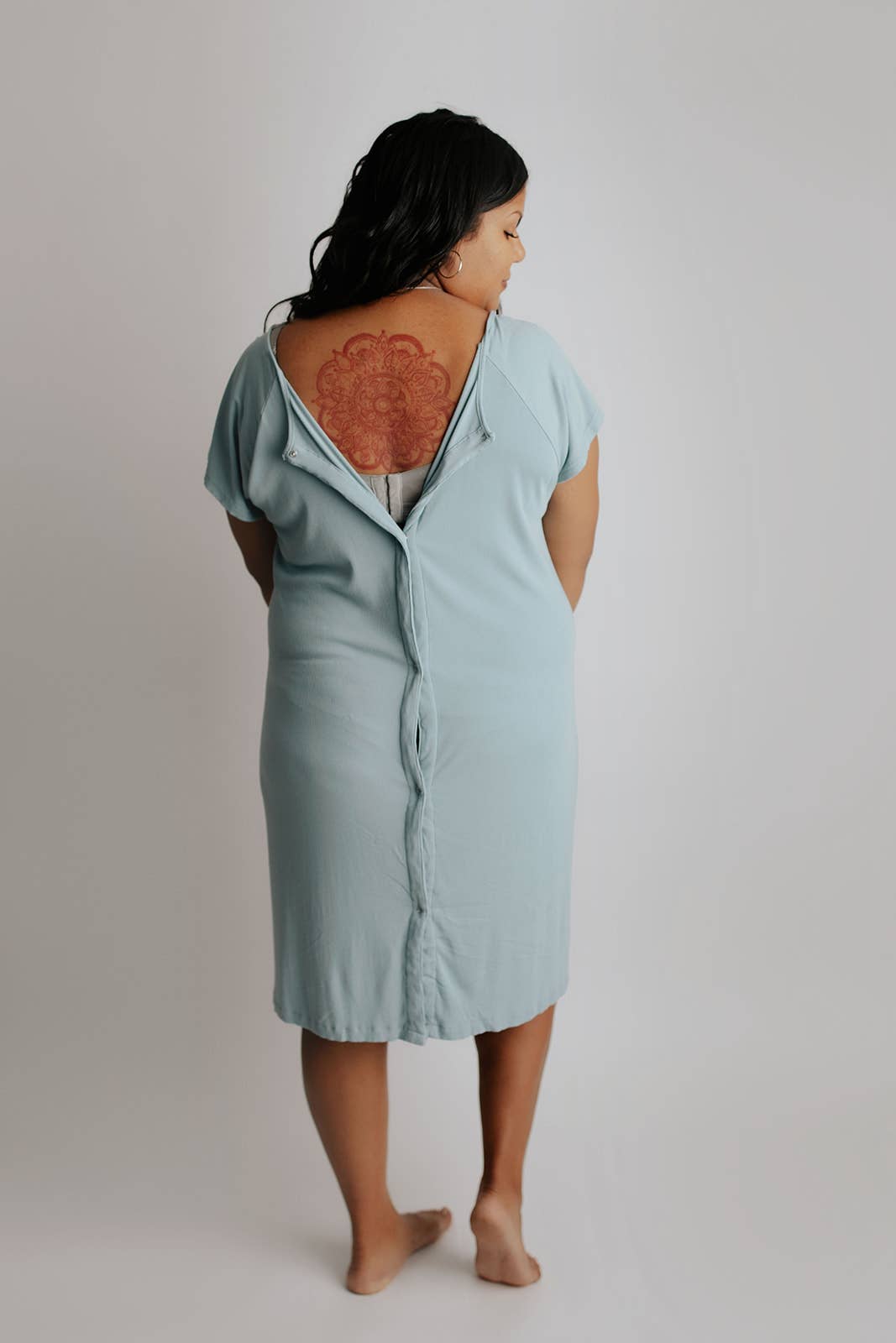 Blue Bird Maternity Labor and Delivery/ Nursing Gown