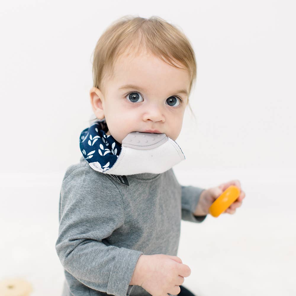 Bandana Bib with Teether 4-Pack: Luca