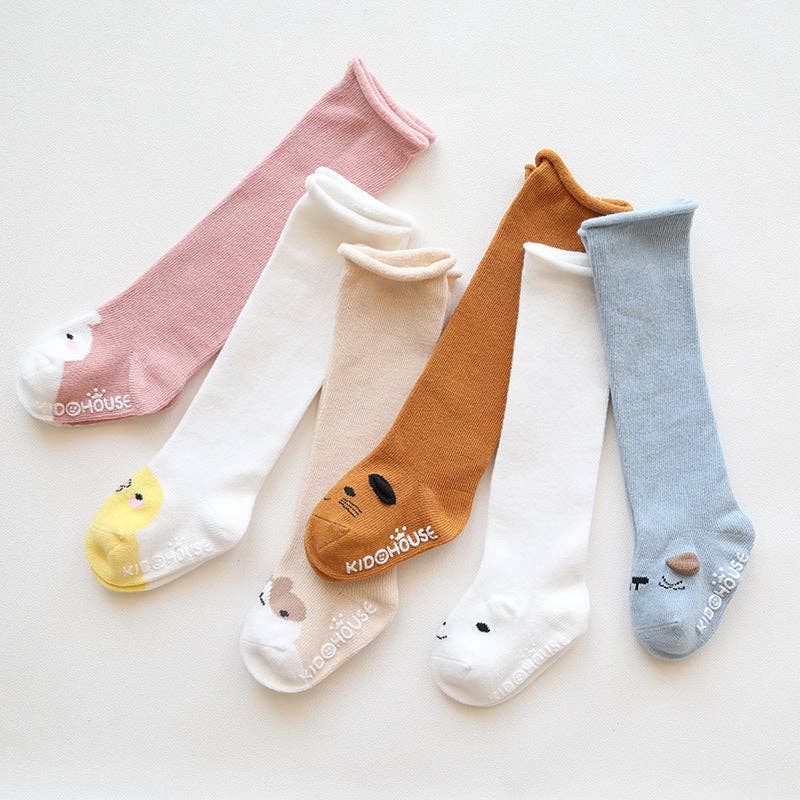 Over The Knee Socks: White / M (1-3Y)