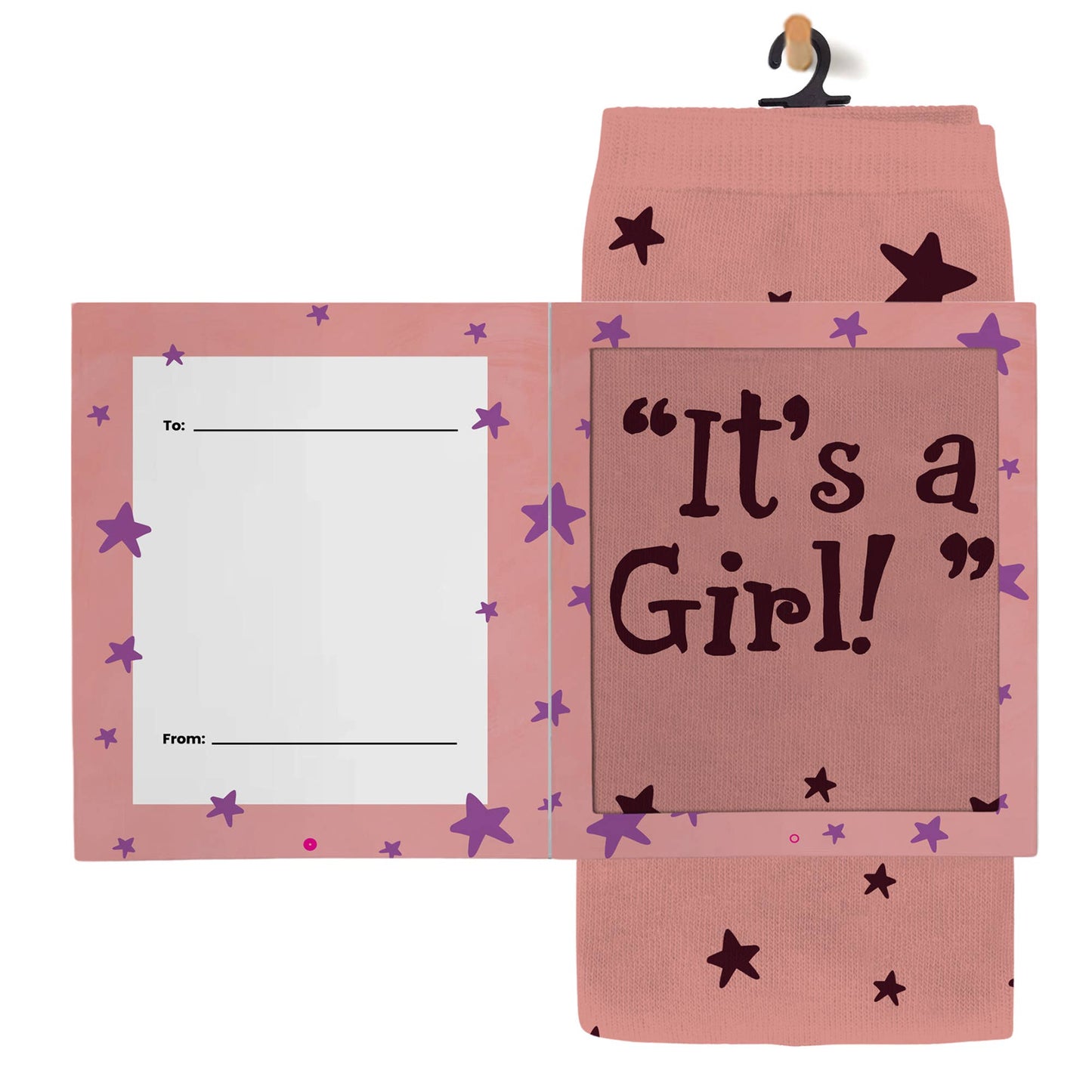 Greeting Card Socks - BABY GIRL