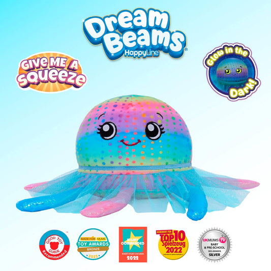 Juliana the jellyfish | Glow in the Dark 7.5" Soft Plush Toy