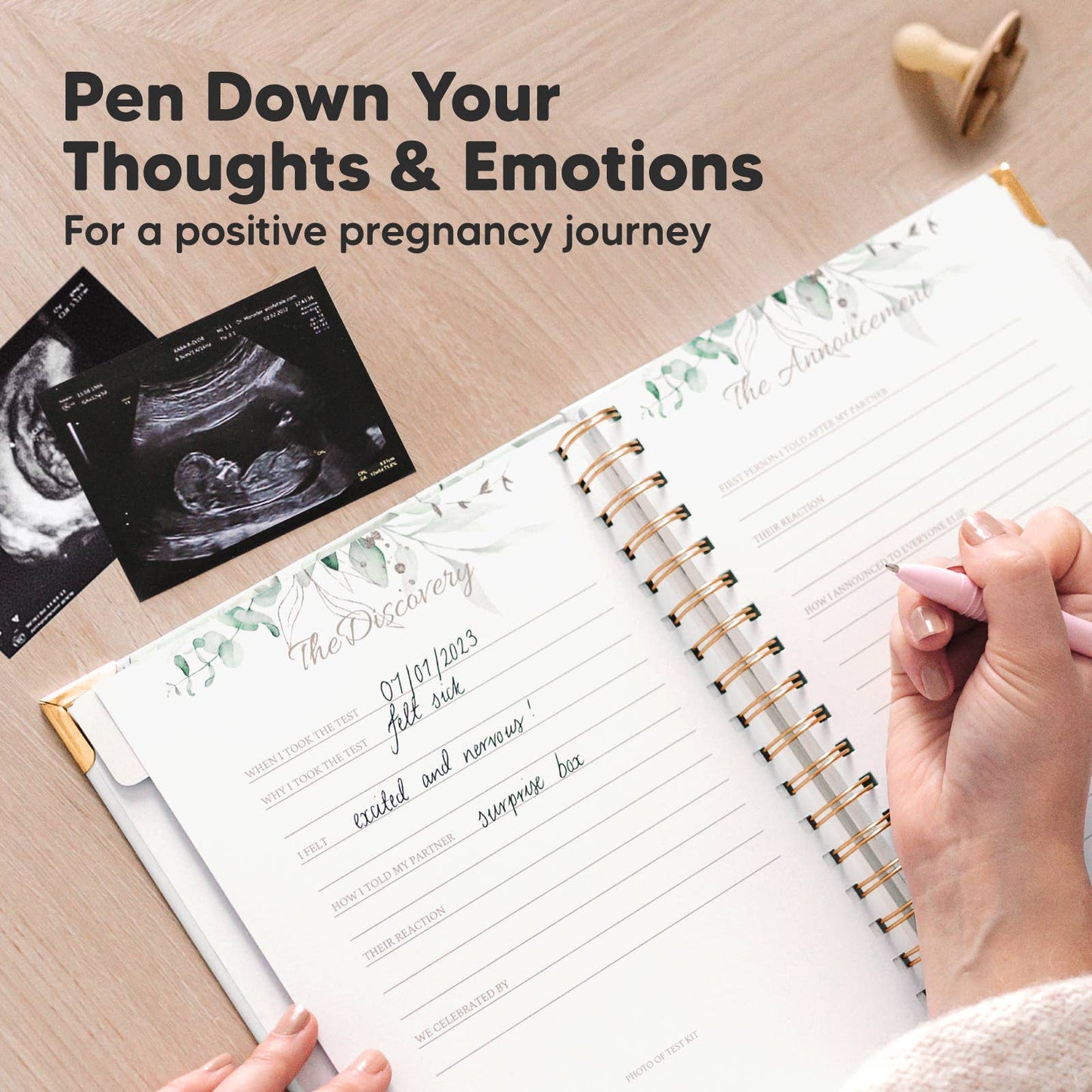 KeaBabies Inspire Pregnancy Journal (Alpine)