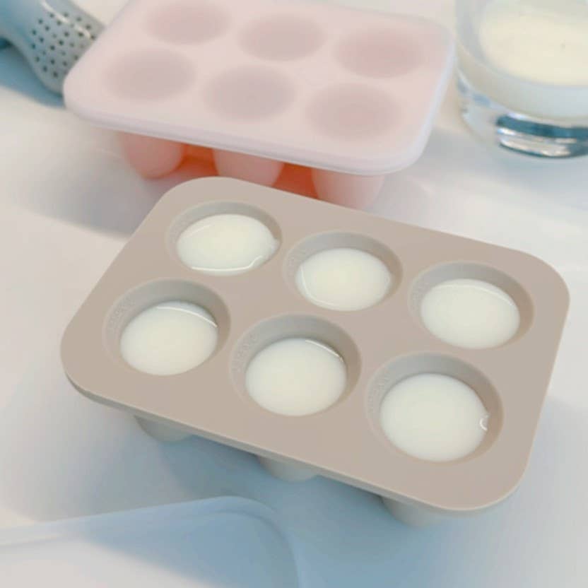 Freezer Trays (Taupe) 2pc for Baby Food, and Breast Milk