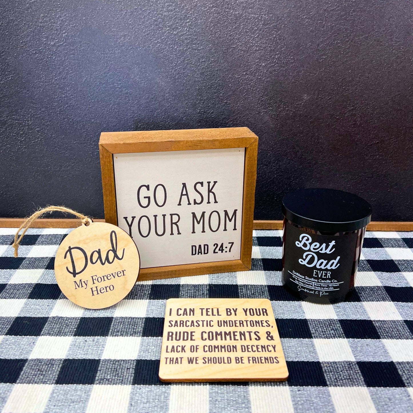 Best Dad Ever - Fathers Day Gifts Candle - Soy Wax Candles: Fresh Coffee