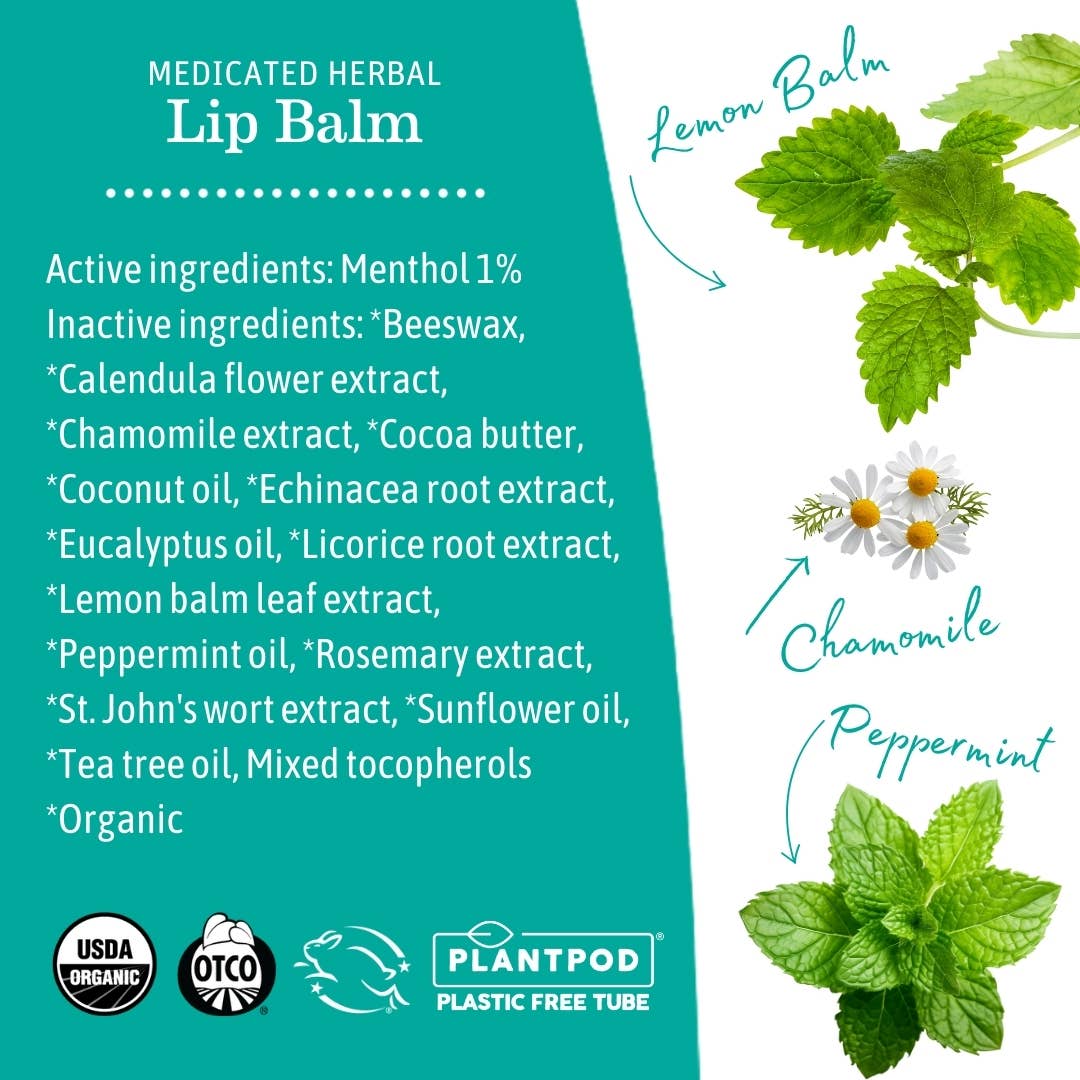 Medicated Herbal Lip Balm