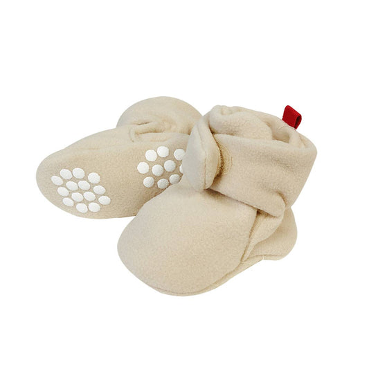 Booties: Beige / 6-12 M