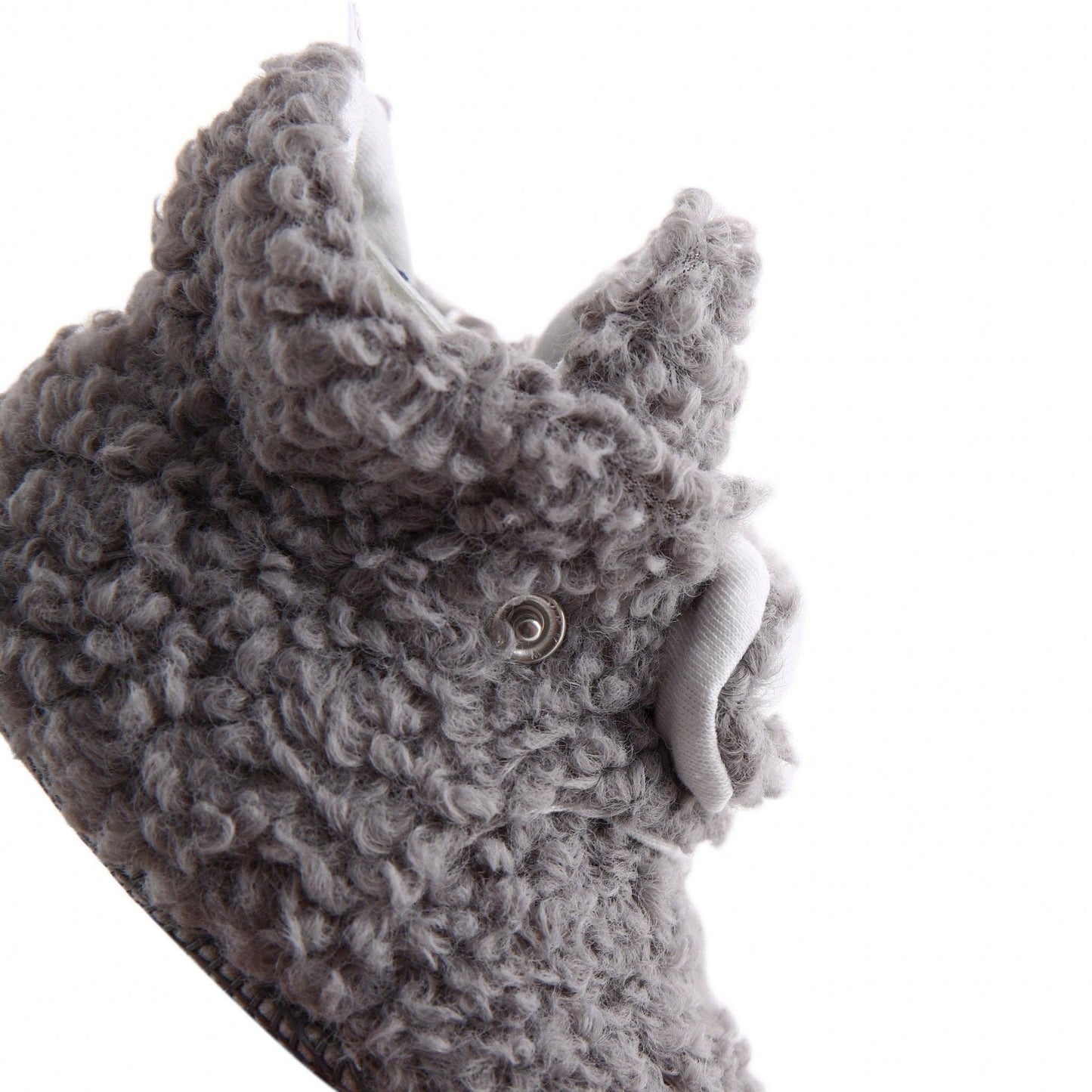 Gray Fleece Booties/ 6-12 Months