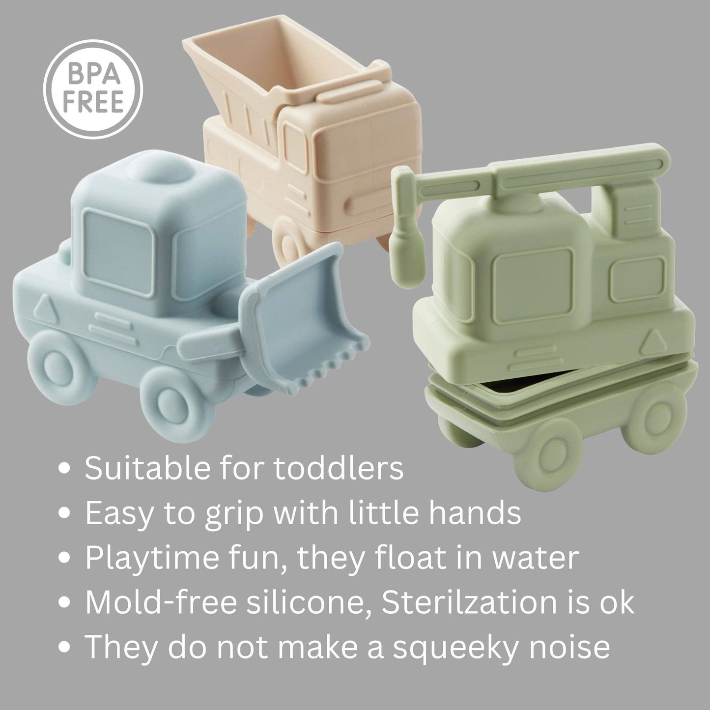 Ali+Oli (3pc) Bath Toy Set