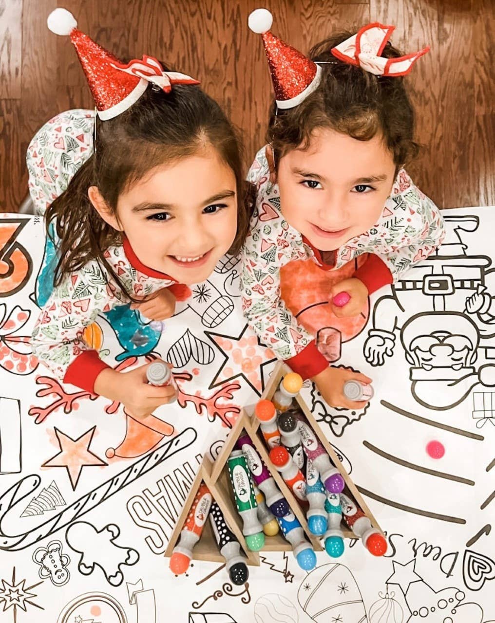 Christmas Coloring Tablecloth