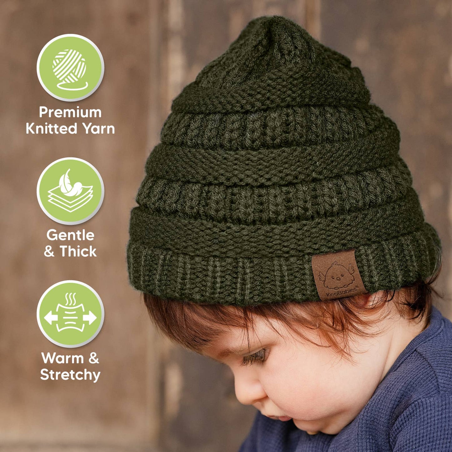 KeaBabies Warmzy Baby Beanies