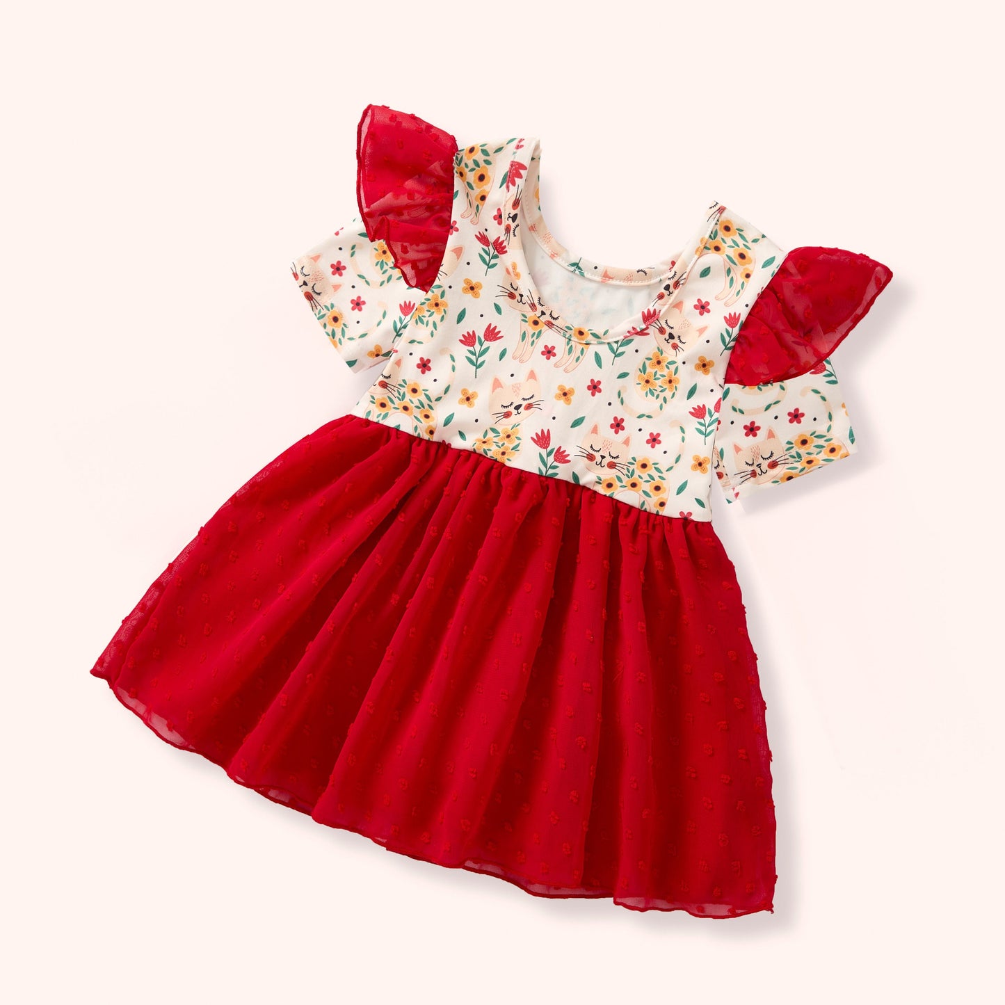 Leotard - Red Cats