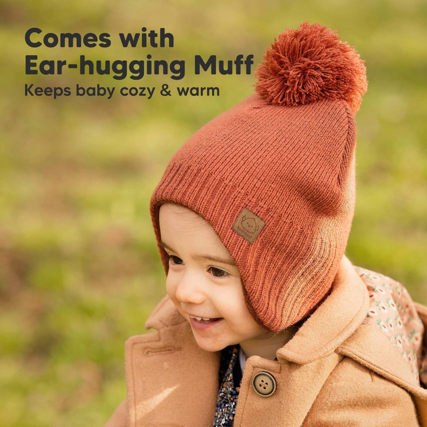 KeaBabies Muff Baby Beanie for Baby Boys and Girls