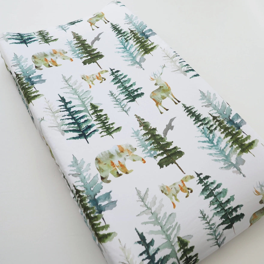 Changing Pad Cover - In The Woods
