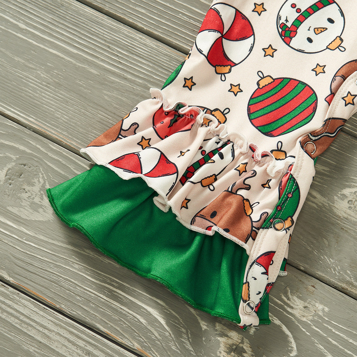 Christmas Ornaments - Girl Romper