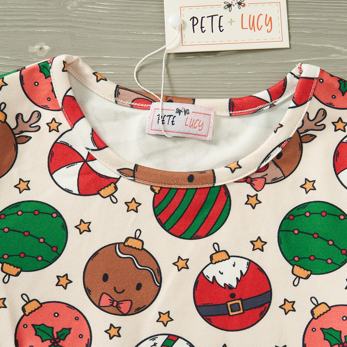 Christmas Ornaments - Pant Set