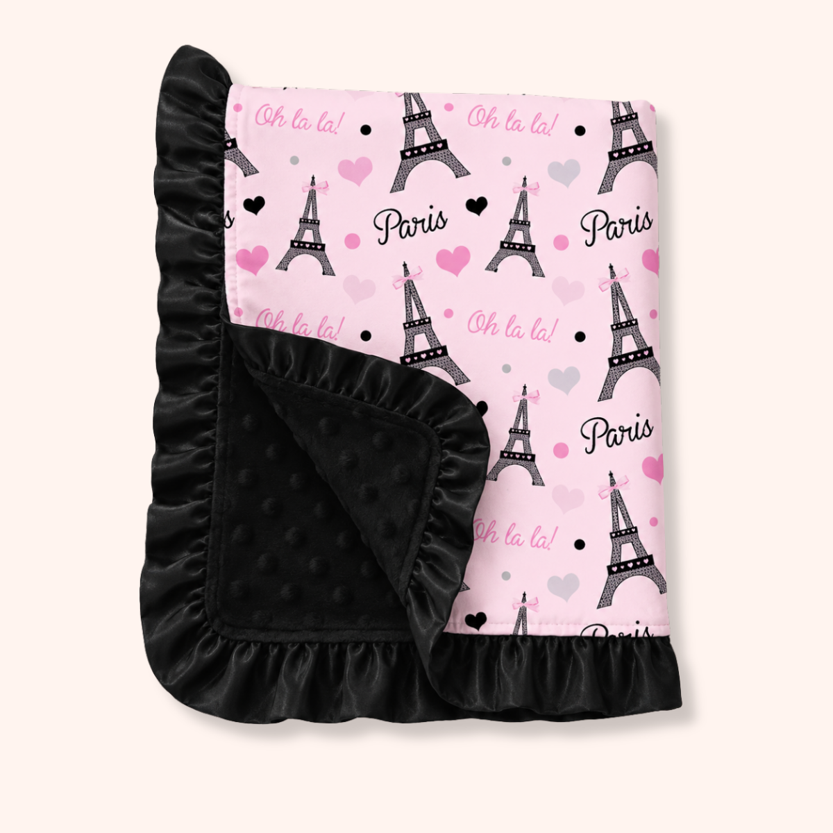 Paris Ooh La La! - Minky Blanket