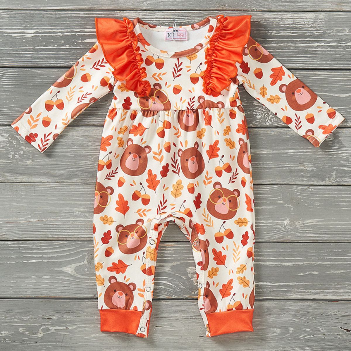 Cozy Cubs - Girl Romper
