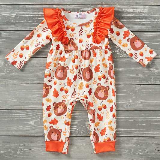 Cozy Cubs - Girl Romper