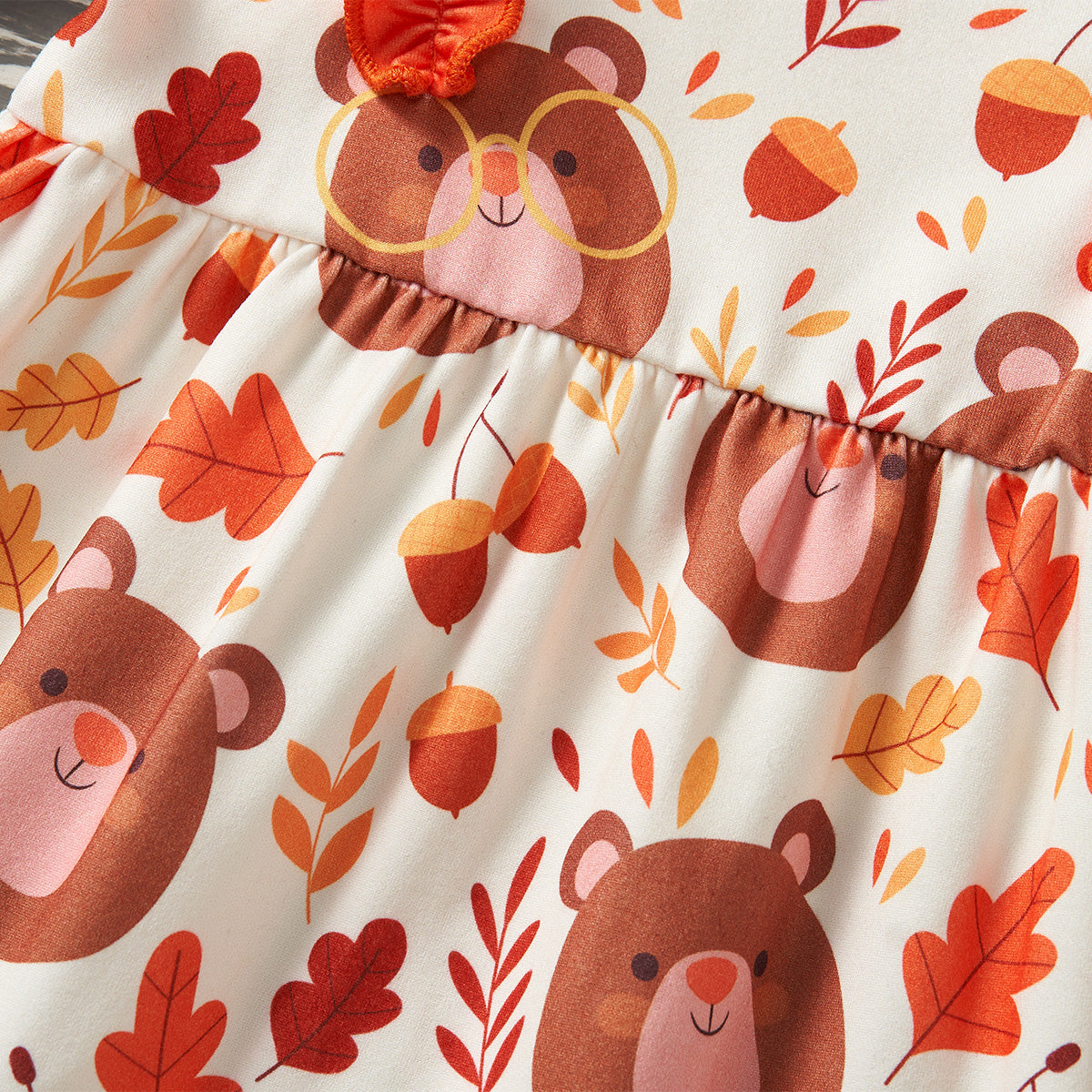 Cozy Cubs - Girl Romper