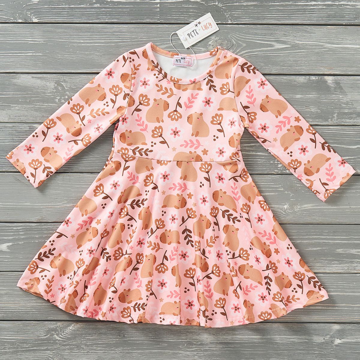 Cuddly Capybaras -  Dress