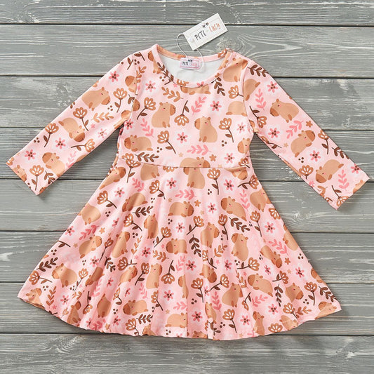 Cuddly Capybaras -  Dress
