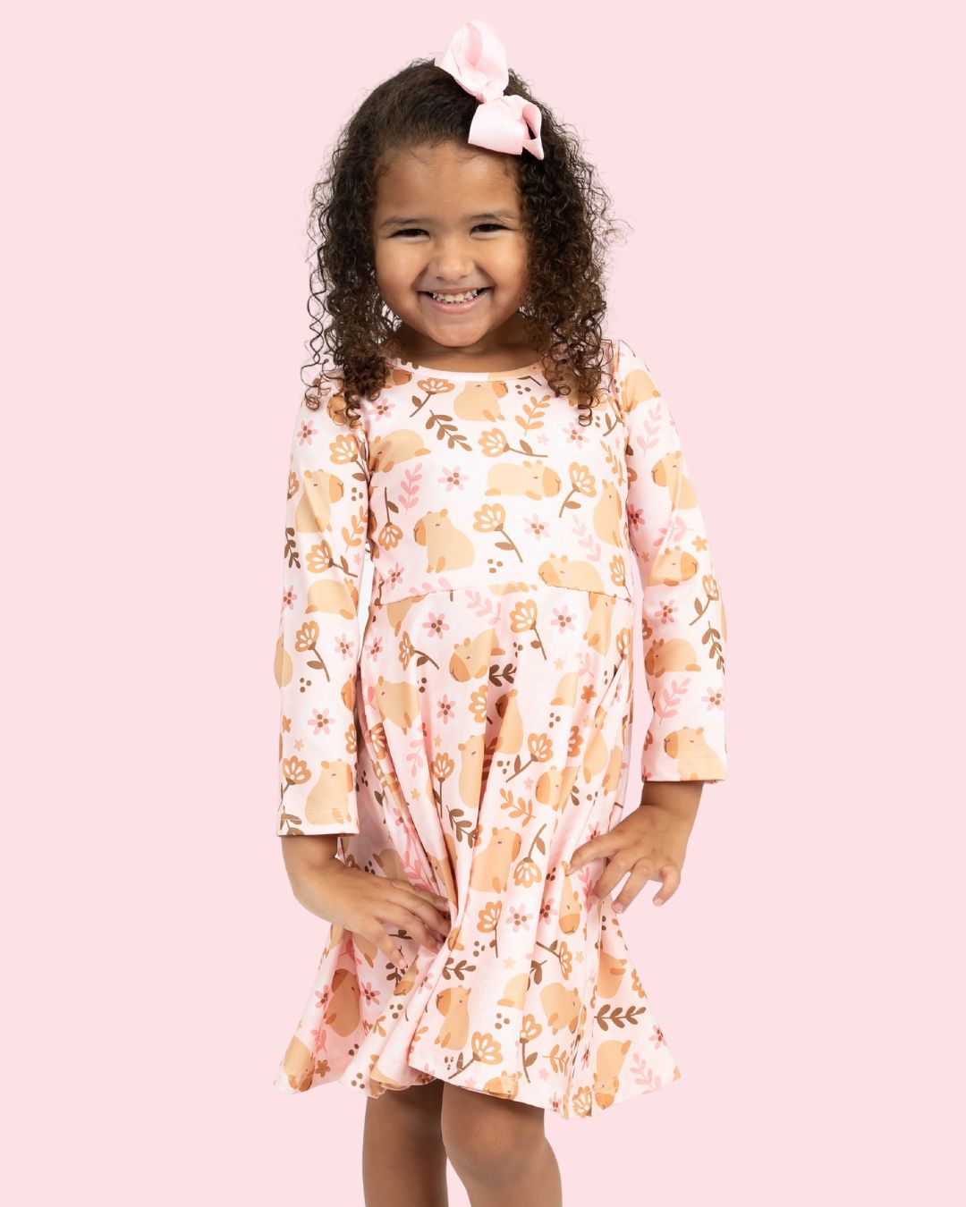 Cuddly Capybaras -  Dress