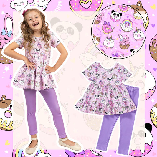 Donut Worry, Be Happy! Pant Set