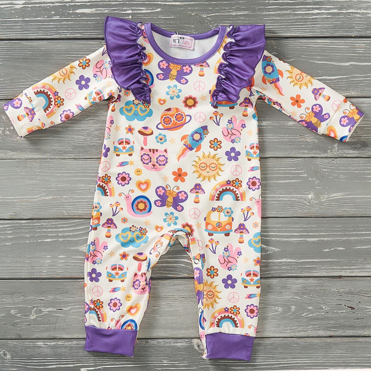 Groovy Pals - Girl Romper