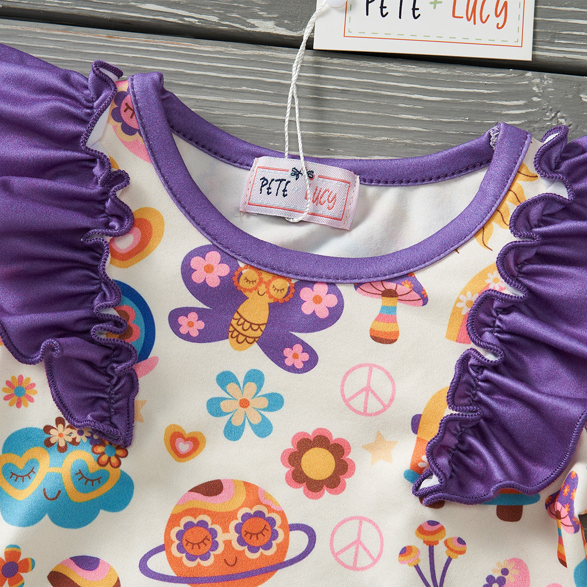 Groovy Pals - Girl Romper