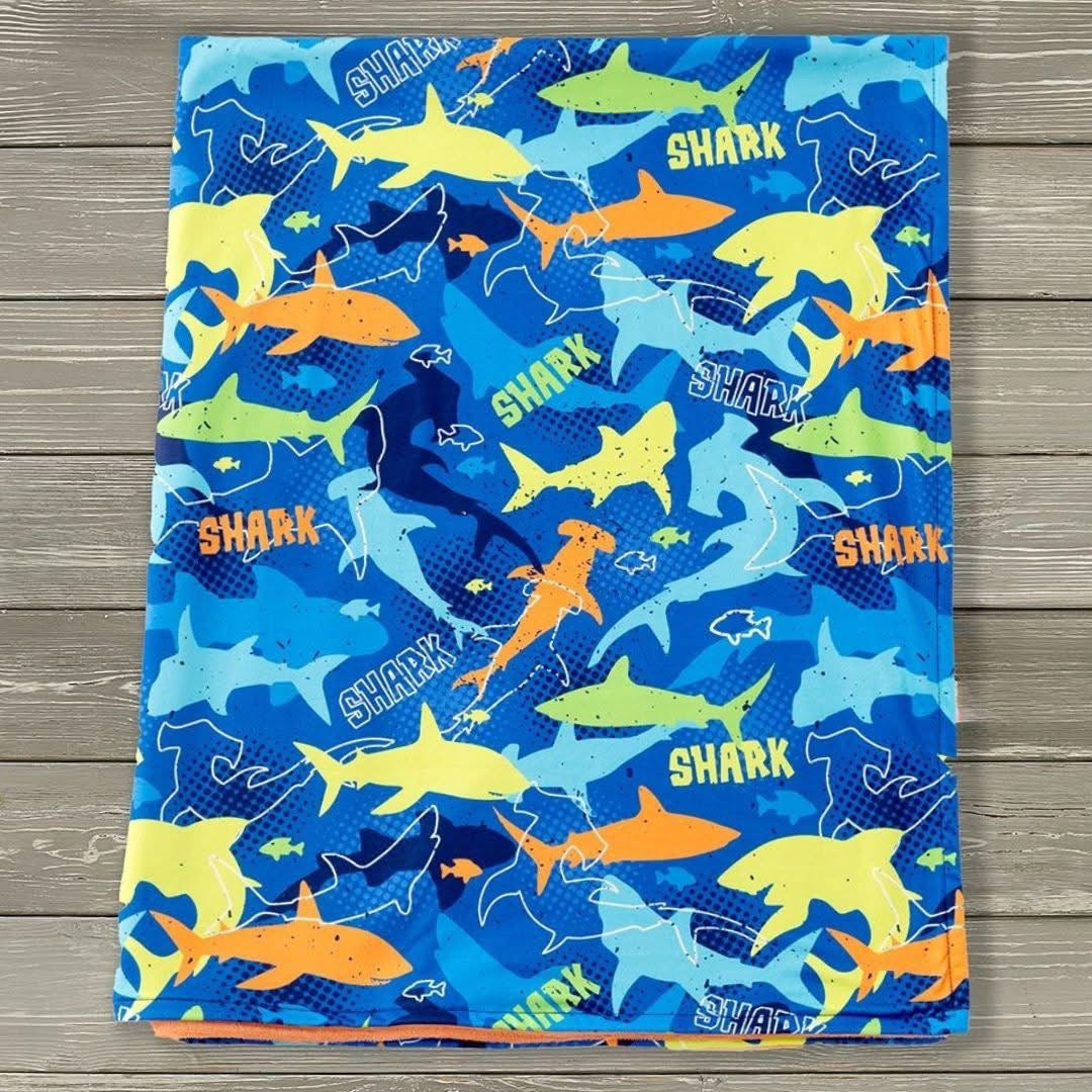 Sharks Minky Blanket