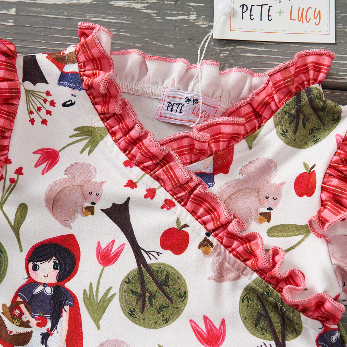 Little Red - Girl Romper