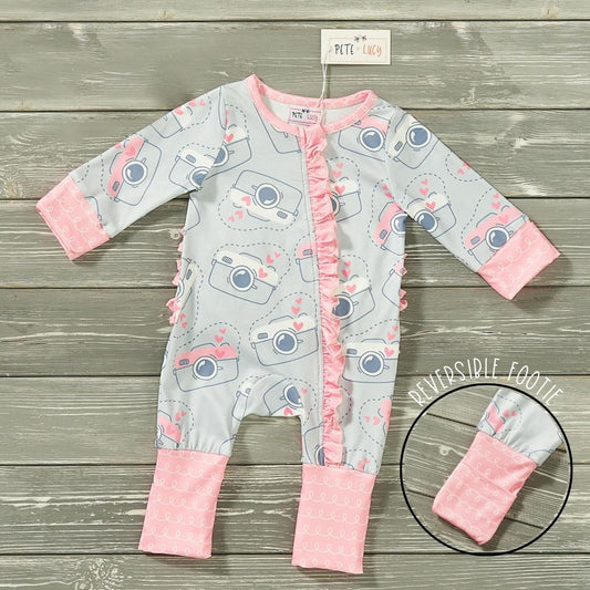 Lovely Memories - Zip-Up Infant Romper