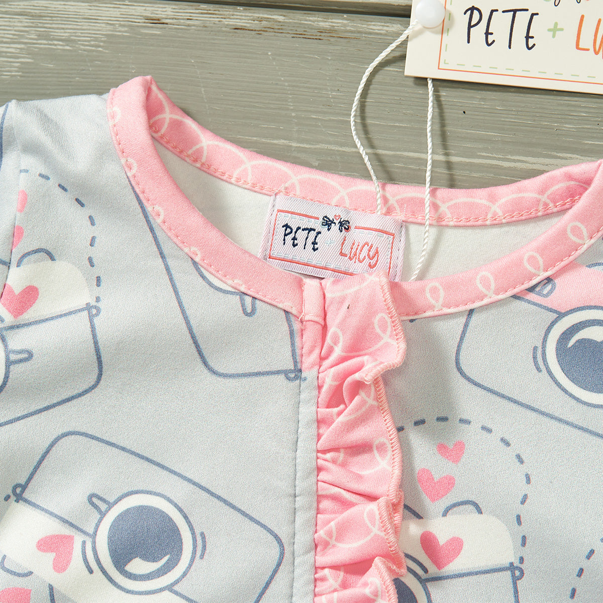 Lovely Memories - Zip-Up Infant Romper
