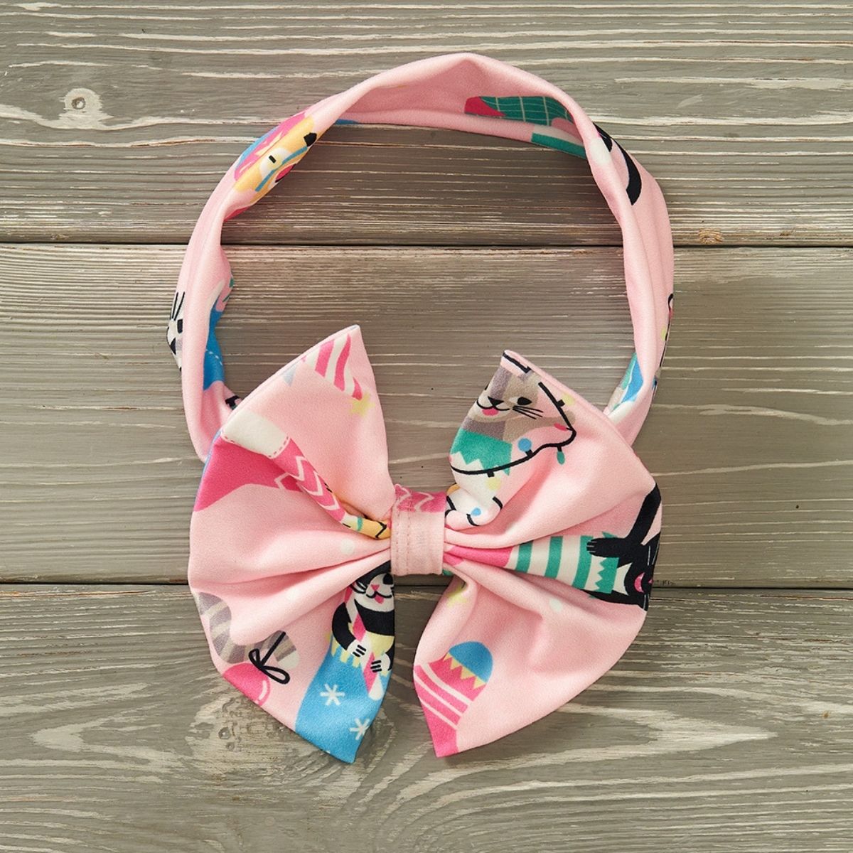 Meowy Christmas - Bow Headband