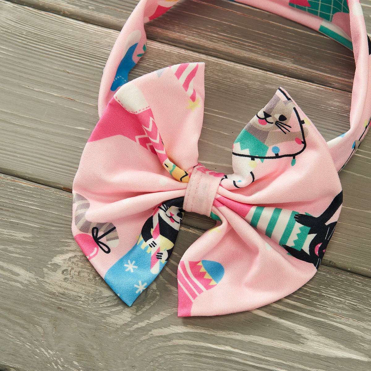 Meowy Christmas - Bow Headband
