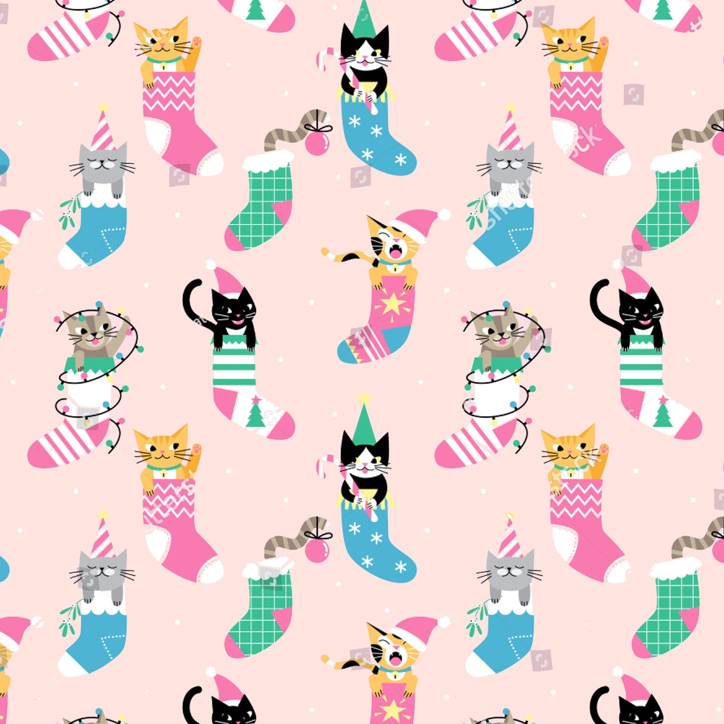 Meowy Christmas - Girl Romper