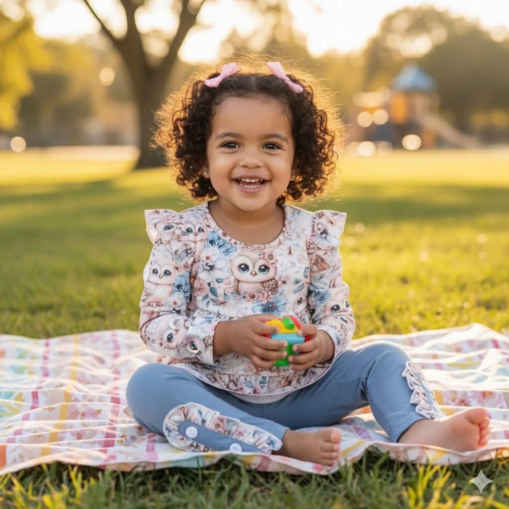 Lovely Owlets Pants Set
