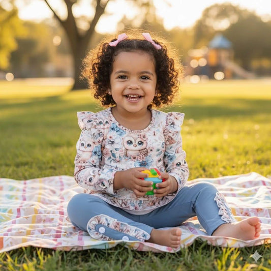 Lovely Owlets Pants Set