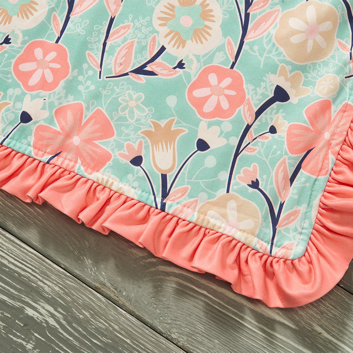 Petals in the Forest - Minky Blanket