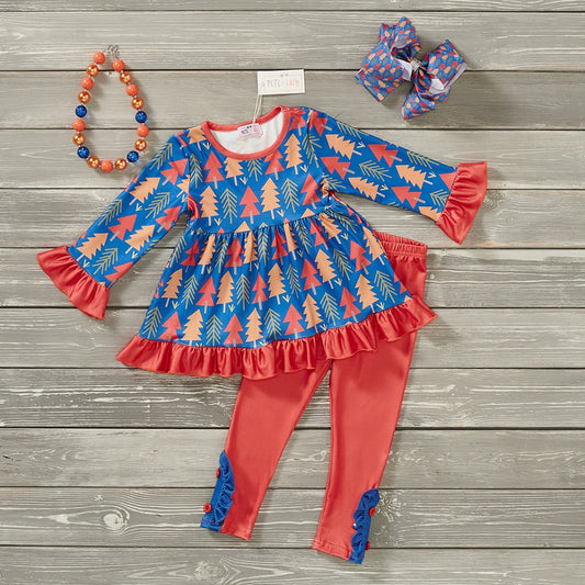 Vacation In Forest - Pant Set