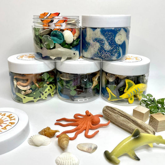 Ocean Play Dough to Go Eco Conscious Natural Material