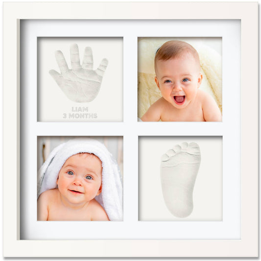 Ever Baby Hand & Footprint Keepsake Frame: Alpine White